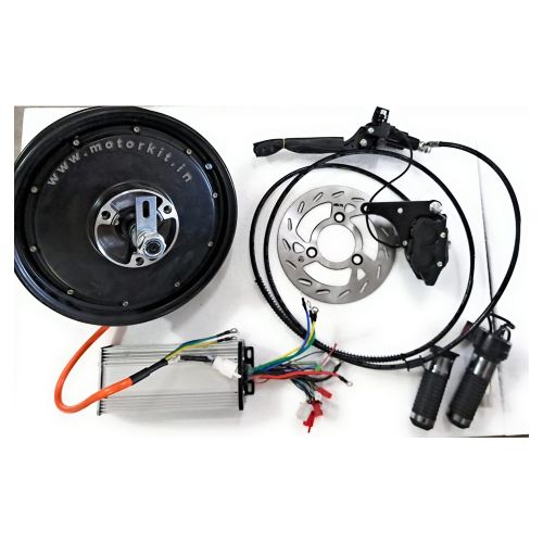 48/60v 1500watt 10 inch Electric Scooter hub kit disc brake